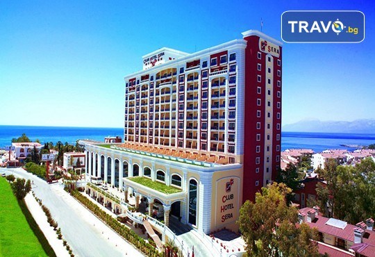 Бляскава Нова година в Анталия, Турция! Самолетен билет, 4 нощувки All Inclusive в Club Hotel Sera 5*, багаж, летищни такси, трансфери - Снимка 1