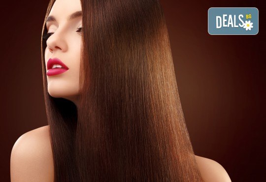 Гладка и блестяща коса с трайно изправяне с арган във фризьоро-козметичен салон Вили - Снимка 2