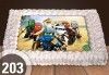 Голяма детска торта 20, 25 или 30 парчета със снимка на любим герой от Сладкарница Джорджо Джани - thumb 103