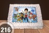 Голяма детска торта 20, 25 или 30 парчета със снимка на любим герой от Сладкарница Джорджо Джани - thumb 67