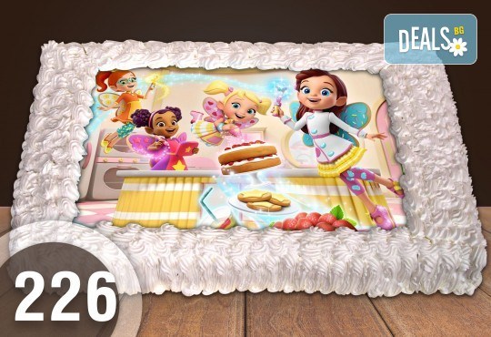 Голяма детска торта 20, 25 или 30 парчета със снимка на любим герой от Сладкарница Джорджо Джани - Снимка 17