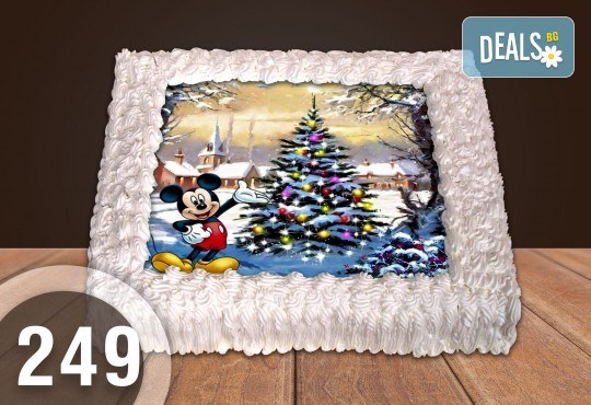 Голяма детска торта 20, 25 или 30 парчета със снимка на любим герой от Сладкарница Джорджо Джани - Снимка 129