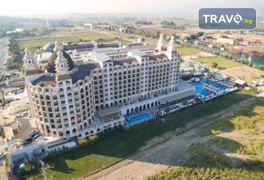 Великденска Ultra All Inclusive почивка в Jadore Deluxe Hotel & Spa 5*, Сиде, Анталия, 10 дни/7 нощувки и транспорт, безплатно настаняване в хотела на 1 дете до 11.99 г., от Belprego Travel! - Снимка 1