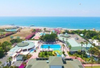 Ранни записвания All Inclusive море 2023 в The Garden Beach Hotel 5* Алания, Анталия! 10 дни/7 нощувки, плувен и детски басейн, водни пързалки, мини клуб, анимация, безплатно за дете до 12.99 г. и транспорт от Belprego Travel - Снимка