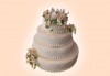 За Вашата сватба! Бутикова сватбена торта с АРТ декорация от Сладкарница Джорджо Джани - thumb 28