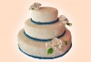 За Вашата сватба! Бутикова сватбена торта с АРТ декорация от Сладкарница Джорджо Джани - thumb 29