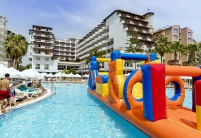 All Inclusive море 2023 г, в Holiday Park Resort 5*, Алания, Анталия! 10 дни, 7 нощ., безплатно за 1 дете до 11.99 г. и транспорт от Belprego Travel - Снимка