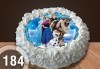 Детска торта с 8 парчета с крем и какаови блатове + детска снимка или снимка на клиента, от Сладкарница Джорджо Джани - thumb 12