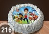 Детска торта с 16 парчета с крем и какаови блатове + детска снимка или снимка на клиента, от Сладкарница Джорджо Джани - thumb 9