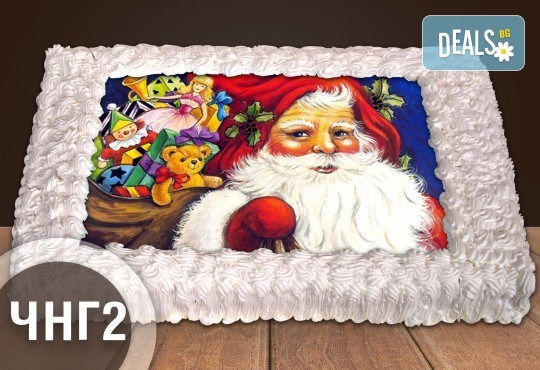 За Коледа и Нова година! Голяма торта 20, 25 или 30 парчета със снимка от Сладкарница Джорджо Джани - Снимка 5