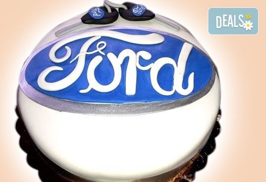 С Вашия бранд! Фирмена торта с лого и индивидуален дизайн от Сладкарница Джорджо Джани - Снимка 3