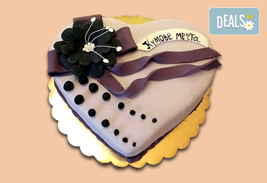 AMORE! Подарете Торта Сърце по дизайн на Сладкарница Джорджо Джани - Снимка 11