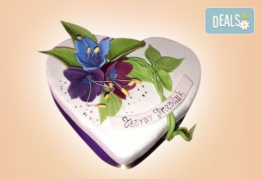 AMORE! Подарете Торта Сърце по дизайн на Сладкарница Джорджо Джани - Снимка 10