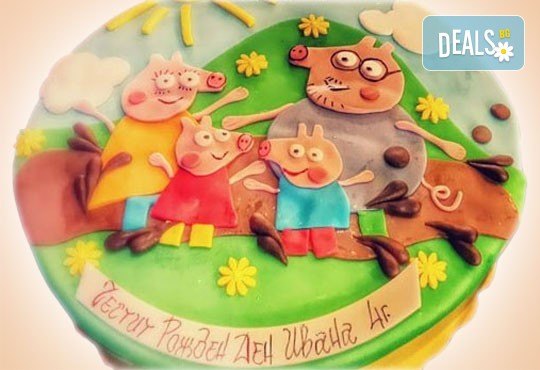 За най-малките! Детска торта с Мечо Пух, Смърфовете, Спондж Боб и други герои от Сладкарница Джорджо Джани - Снимка 81