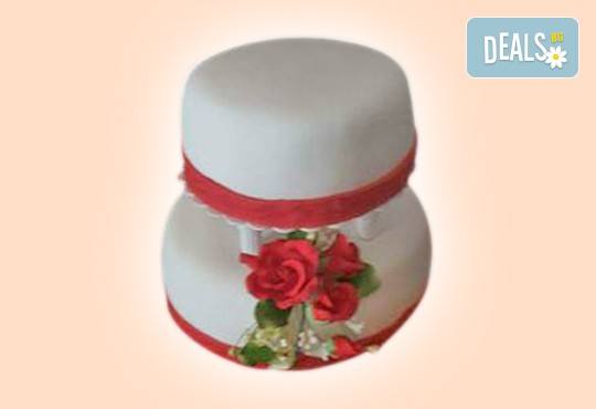 Торта с цветя! Празнична 3D торта с пъстри цветя, дизайн на Сладкарница Джорджо Джани - Снимка 47