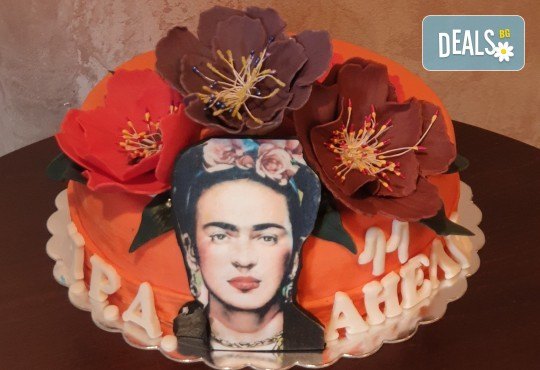 Торта с цветя! Празнична 3D торта с пъстри цветя, дизайн на Сладкарница Джорджо Джани - Снимка 33