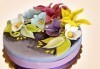 Торта с цветя! Празнична 3D торта с пъстри цветя, дизайн на Сладкарница Джорджо Джани - thumb 1