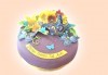 Торта с цветя! Празнична 3D торта с пъстри цветя, дизайн на Сладкарница Джорджо Джани - thumb 30