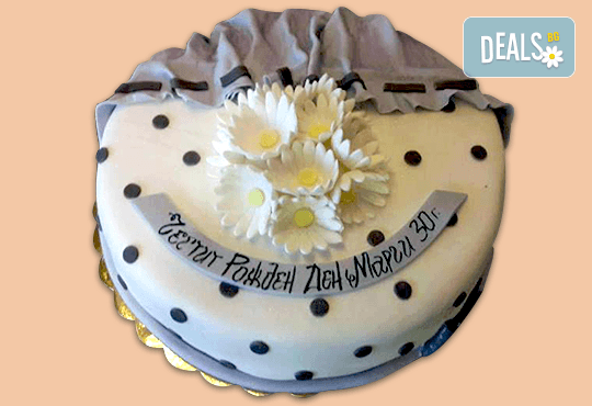 Торта с цветя! Празнична 3D торта с пъстри цветя, дизайн на Сладкарница Джорджо Джани - Снимка 14