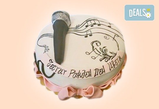 За музиканти! Торта за DJ, музиканти, певци, художници и артисти от Сладкарница Джорджо Джани - Снимка 1