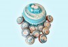 Сладък пакет за бебешка погача! Декорирани меденки и 12, 16, 20 или 25 парчета торта от Сладкарница Джорджо Джани - thumb 4