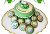 Сладък пакет за бебешка погача! Декорирани меденки и 12, 16, 20 или 25 парчета торта от Сладкарница Джорджо Джани - thumb 2