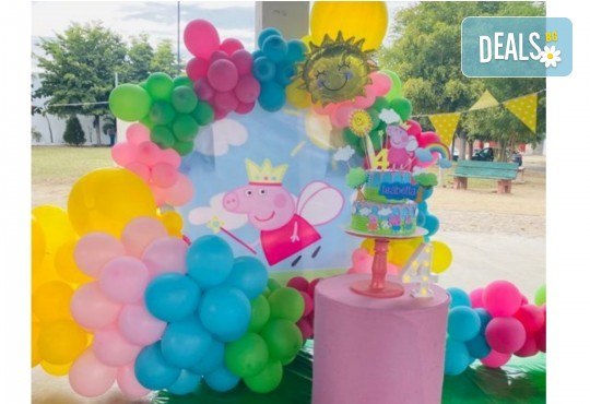 Тематично детско парти, 100 минути игри и забавления с Аниматор в костюм + празнична украса с арка от балони и винил от Party Queen - Снимка 6