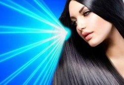 Иновативна фотон лазер терапия за коса с ботокс, хиалурон, кератин, арган, измиване, флуид с инфраред преса и оформяне със сешоар в Женско царство в Младост 3 - Снимка