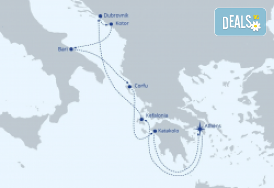 Адриатически круиз Дубровник, Котор, Бари, Корфу, Кефалония и Катаколон! 7 нощ. INCLUSIVE на круизния кораб Celestyal Journey от Океан Траввел - Снимка 2