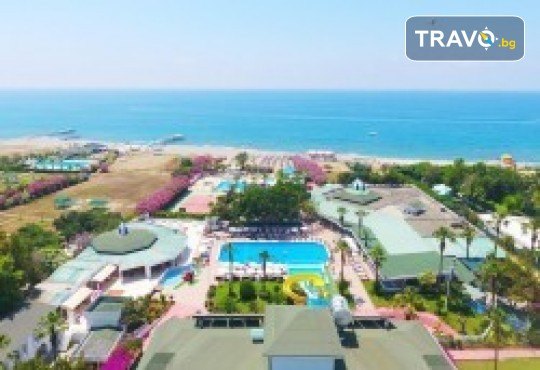 All Inclusive почивка в The Garden Beach Hotel 4* Алания, Анталия! 7 нощувки, плувен и детски басейн, водни пързалки, мини клуб, анимация, безплатно за дете до 12.99 г. и транспорт от Belprego Travel - Снимка 1