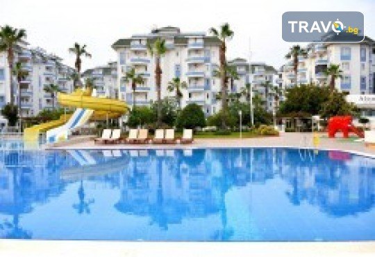 All Inclusive почивка в The Garden Beach Hotel 4* Алания, Анталия! 7 нощувки, плувен и детски басейн, водни пързалки, мини клуб, анимация, безплатно за дете до 12.99 г. и транспорт от Belprego Travel - Снимка 2