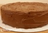 Двоен брауни чийзкейк с шоколад - цели 3 килограма, 16 парчета - най-голямото сладко изкушение на сладкарница Cheesecakers! - thumb 1
