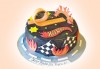 За момчета! Детска 3D торта за момчета с коли и герои от филмчета с ръчно моделирана декорация от Сладкарница Джорджо Джани - thumb 1
