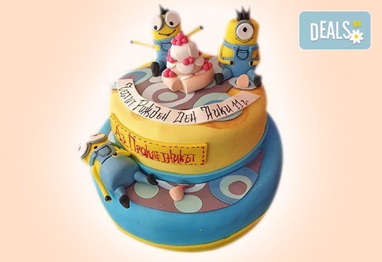 За момчета! Детска 3D торта за момчета с коли и герои от филмчета с ръчно моделирана декорация от Сладкарница Джорджо Джани - Снимка 60