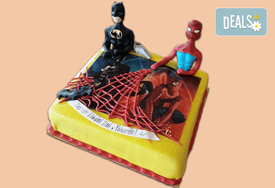 За момчета! Детска 3D торта за момчета с коли и герои от филмчета с ръчно моделирана декорация от Сладкарница Джорджо Джани - Снимка 21
