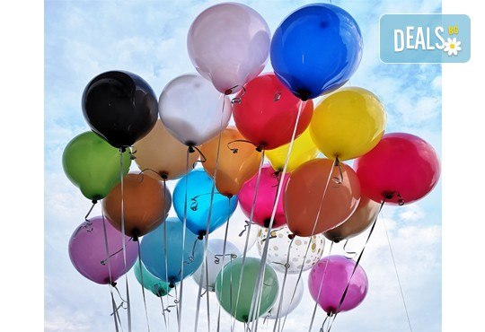 50 броя висококачествени латексови балони с хелий + безплатна доставка и аранжиране от Мечти от балони! - Снимка 1
